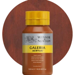 Akrylfärg Galeria 500 ml, bränd sienna