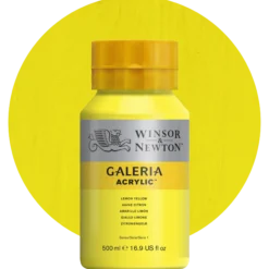 Akrylfärg Galeria 500 ml, citrongul