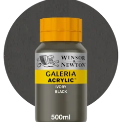 Akrylfärg Galeria 500 ml, ivory black
