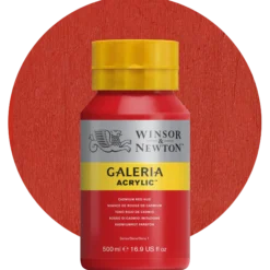 Akrylfärg Galeria 500 ml, kadmiumröd