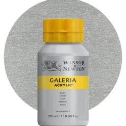 Akrylfärg Galeria 500 ml, silver