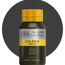 Akrylfärg Galeria 500 ml, svart