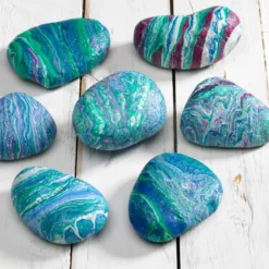 Akrylfärg, glittersilver