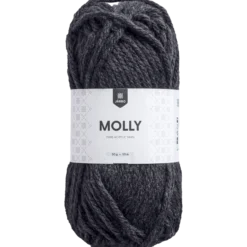 Akrylgarn Molly, antracit