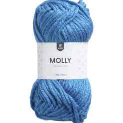 Akrylgarn Molly, blå