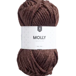 Akrylgarn Molly, brun