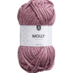 Akrylgarn Molly, gammalrosa