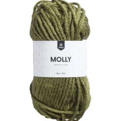 Akrylgarn Molly, khakigrön