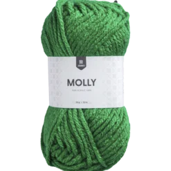 Akrylgarn Molly, klargrön