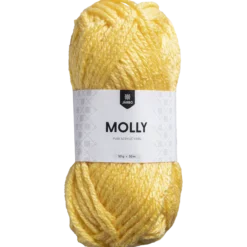 Akrylgarn Molly, ljusgul