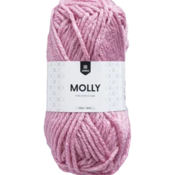 Akrylgarn Molly, rosa