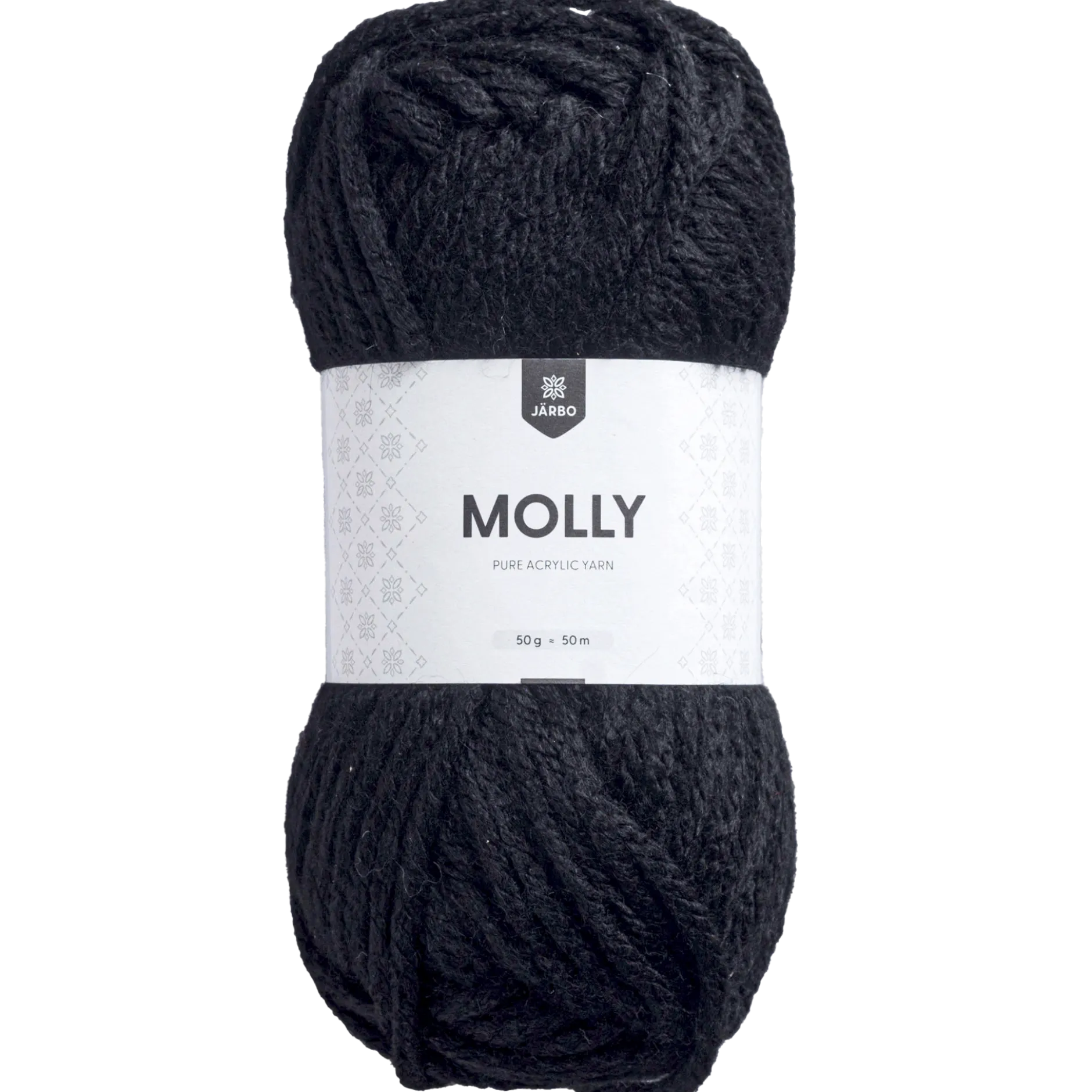 Akrylgarn Molly, svart