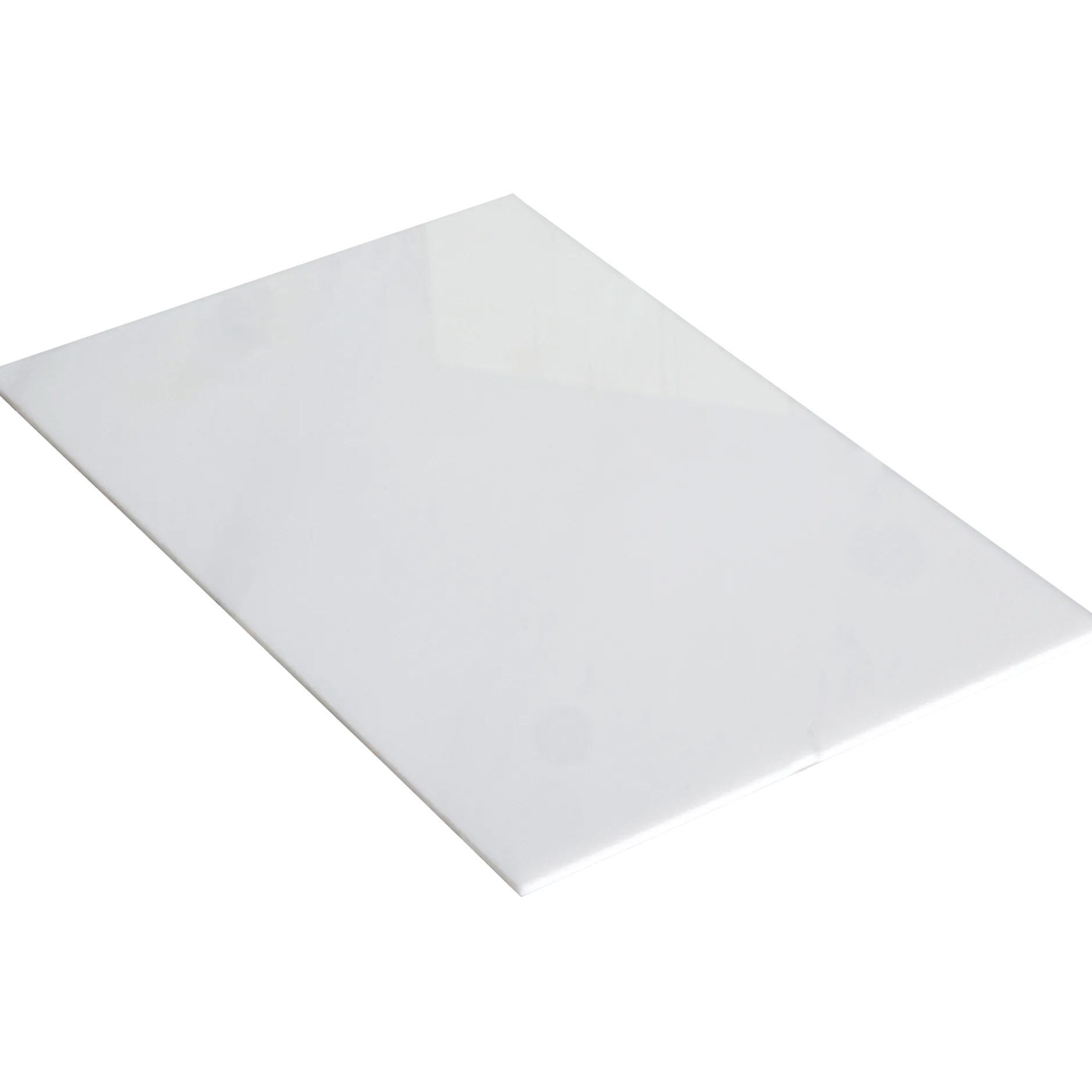 Akrylplastskiva 300x200x3 mm, vit