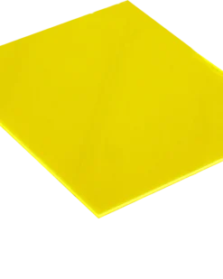 Akrylskiva 500x500x3 mm, fluorescerande gul