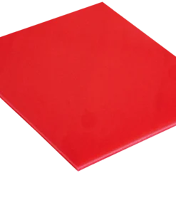Akrylskiva 500x500x3 mm, röd