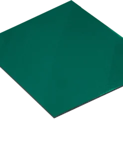 Akrylskiva 500x500x3 mm, transparant grön