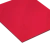 Akrylskiva 500x500x3 mm, transparant röd