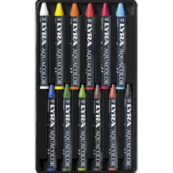 Akvarellkrita Aquacolor, 12 st