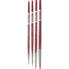Akvarellpenslar set 4-p