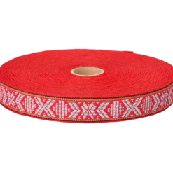 Allmogeband reflex, röd