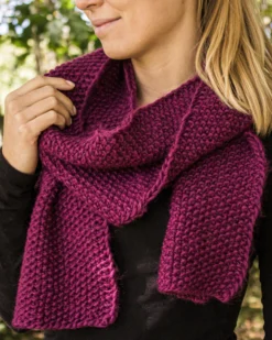 Alpaca blandgarn, fuchsia