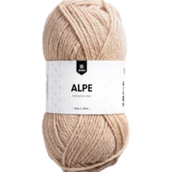Alpe ullgarn, beige