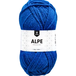 Alpe ullgarn, blå