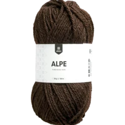 Alpe ullgarn, brun