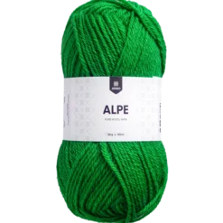 Alpe ullgarn, grön