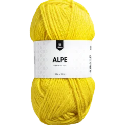 Alpe ullgarn, gul