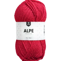 Alpe ullgarn, julröd