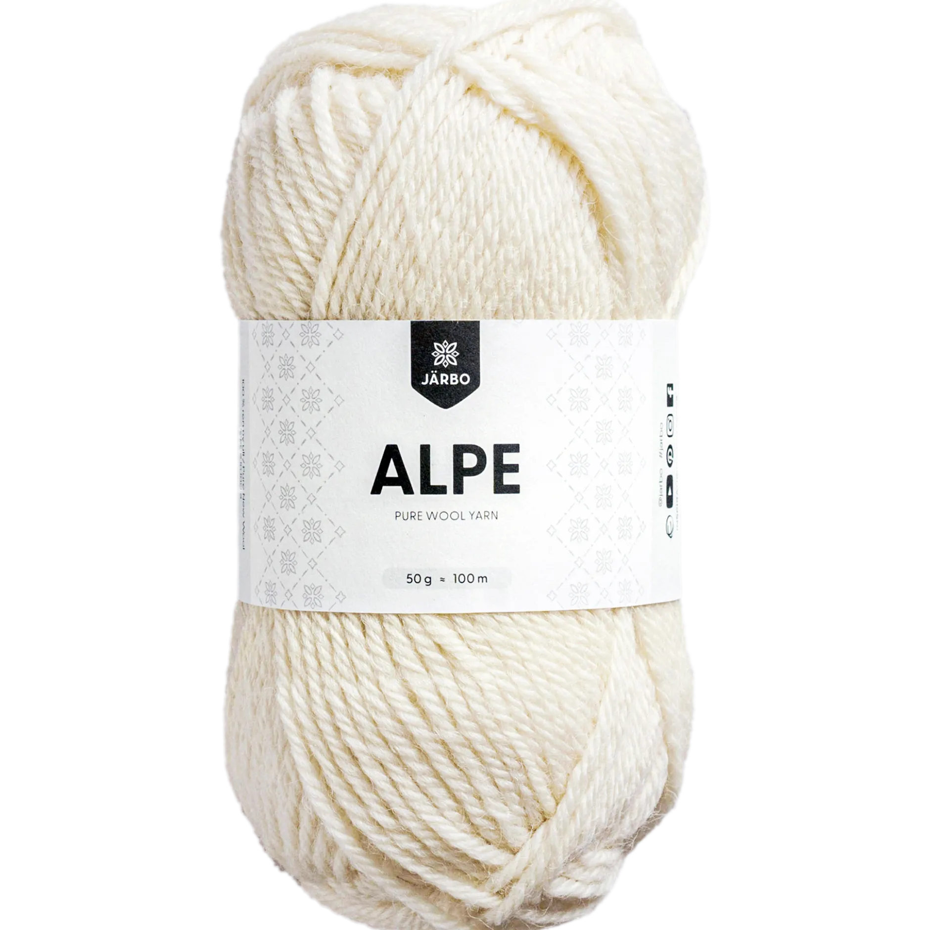 Alpe ullgarn, vanilj
