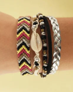 Armbandsset, mörka kulörer