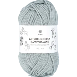 Astrid Lindgren garn solid, grå