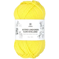 Astrid Lindgren garn solid, gul