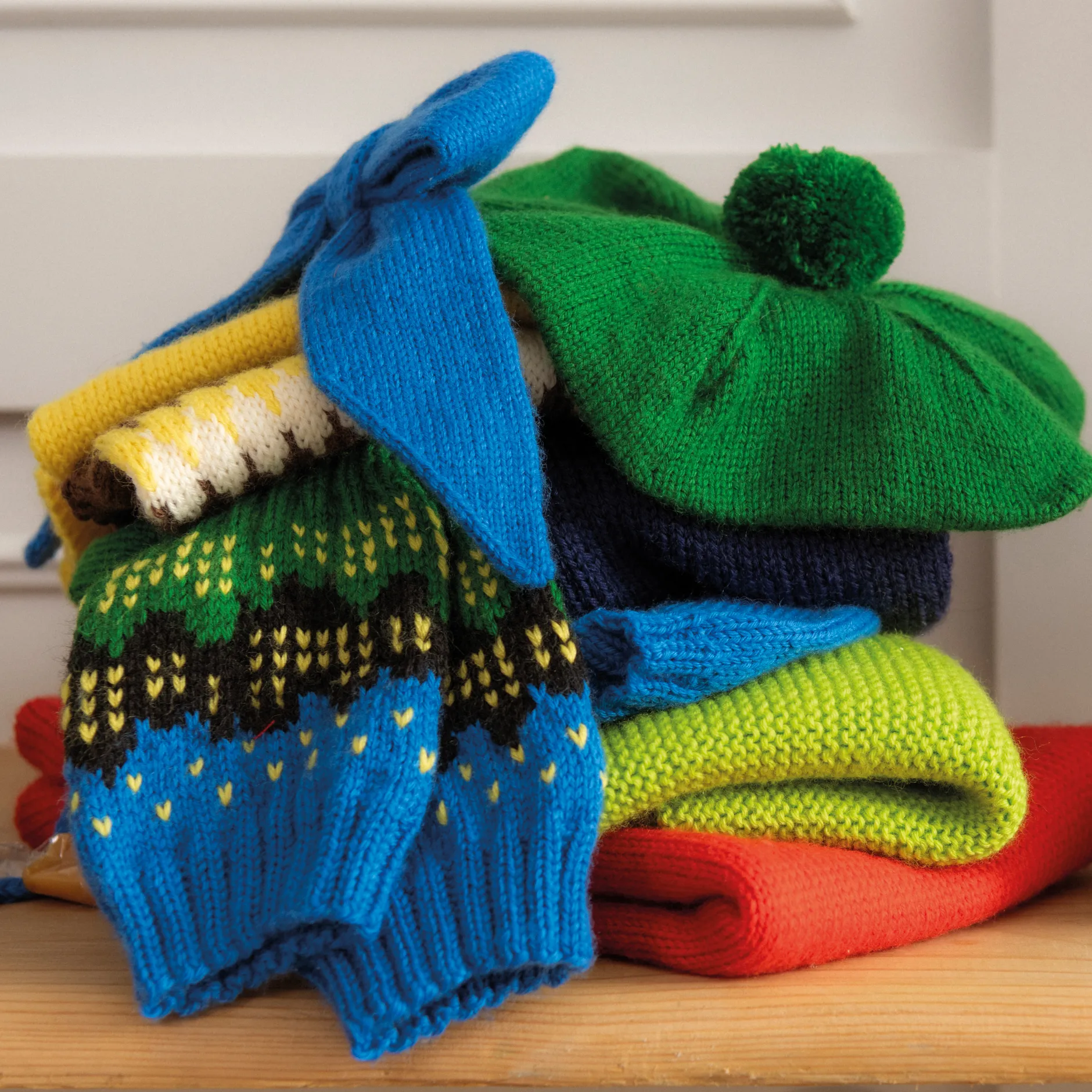 Astrid Lindgren garn solid, röd
