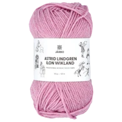 Astrid Lindgren garn solid, rosa