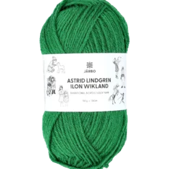 Astrid Lindgren garn solid, skogsgrön