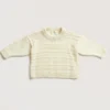 Baby cozy organic cotton cashmere, creme