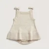 Baby cozy organic cotton cashmere, Ecru