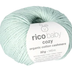 Baby cozy organic cotton cashmere, mint