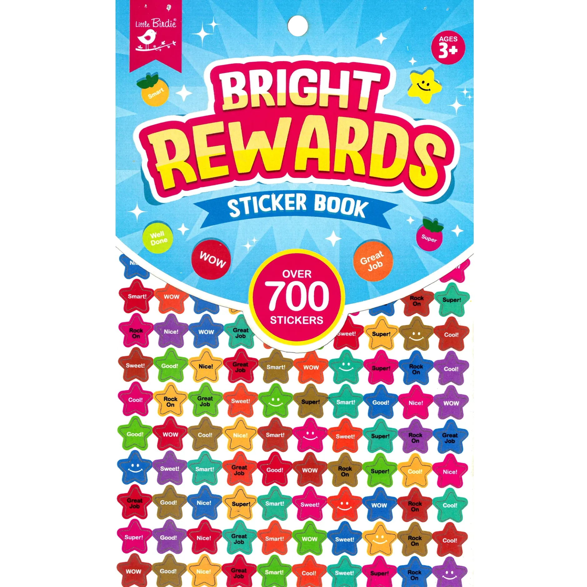Belönings stickers, stjärnor