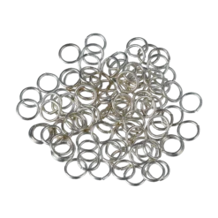 BINDÖGLA FÖRSILVRAD, 6 mm