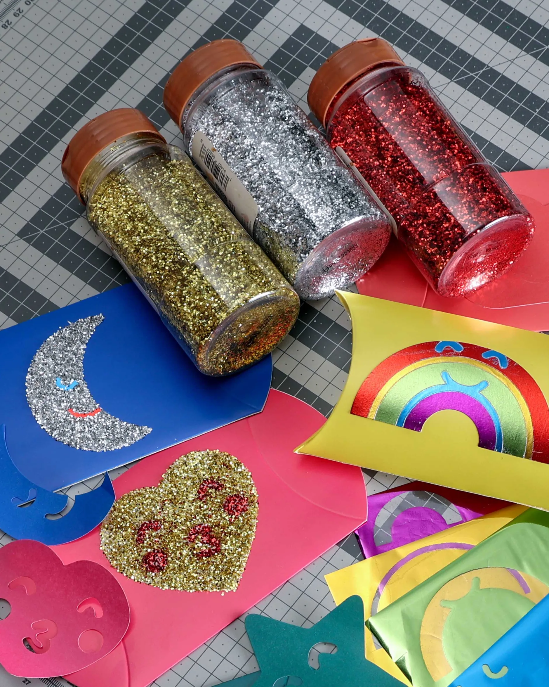 Biologiskt nedbrytbart Glitter, silver