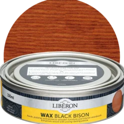 Black Bison vax, färglös