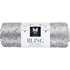 Bling effekttråd, offwhite