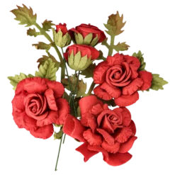 Blommor med murgröna, vit