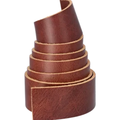Bältesrem brun 130 cm 2,5 mm, 40 mm