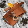 Bältesrem cognac 130 cm 2,5 mm29, 40 mm