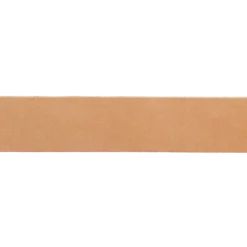 Bältesrem natur 130 cm 2,5 mm, 25 mm